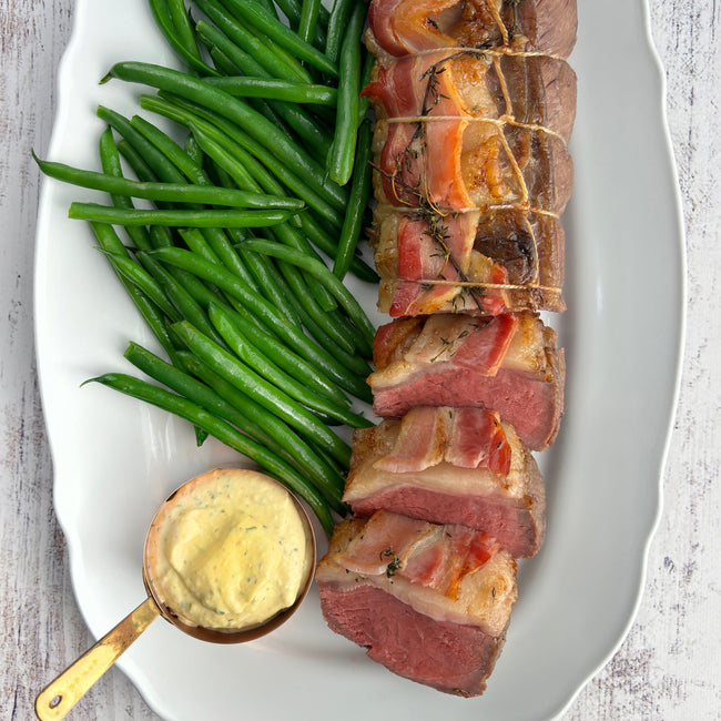 PRE-ORDER Rolled Roast Beef Mignon w/ Bearnaise Sauce