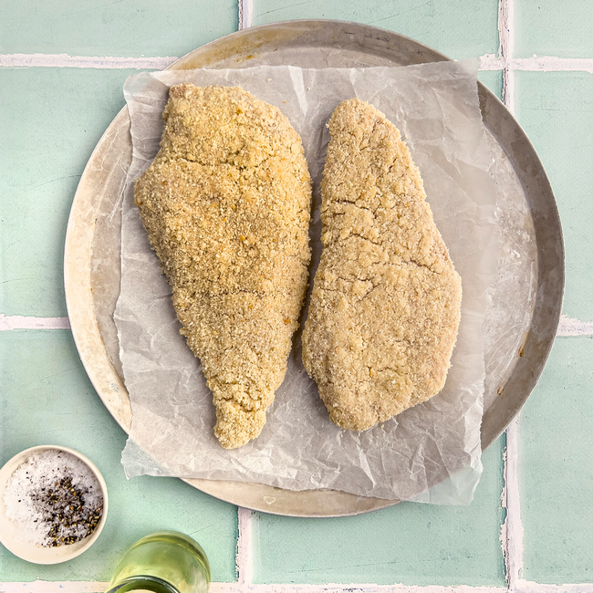 Panko Crumbed Chicken Breast Schnitzels