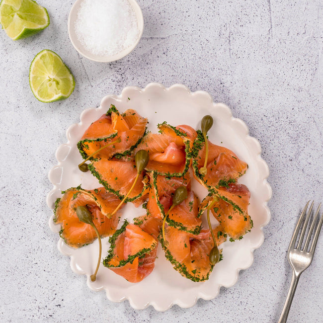 PRE-ORDER Sliced Citrus-Cured Salmon Gravlax